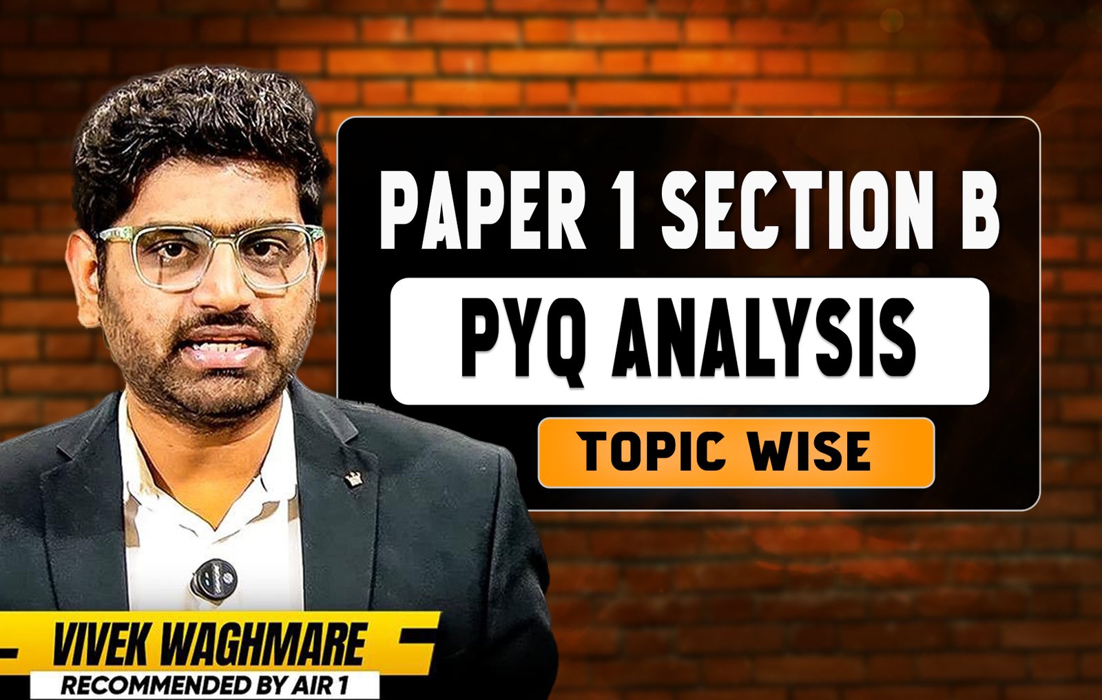 Indian Government and Politics (P1SB) PYQ Analysis