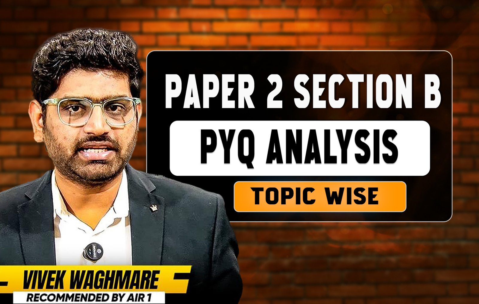 International Relations  (P2SB) PYQ Analysis