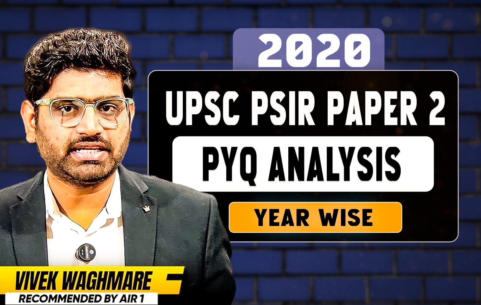 PSIR Paper 2 Previous Year Questions – 2020